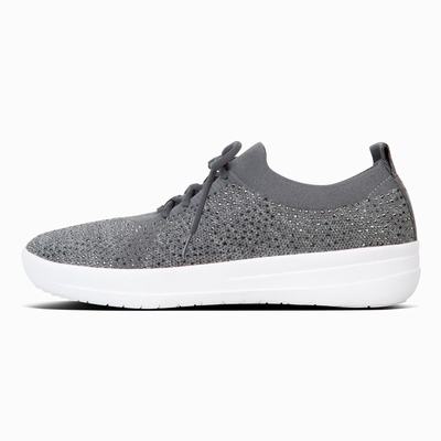 Fitflop Women's F-SPORTY Überknit Crystal Sneakers - Grey, RJ4735968